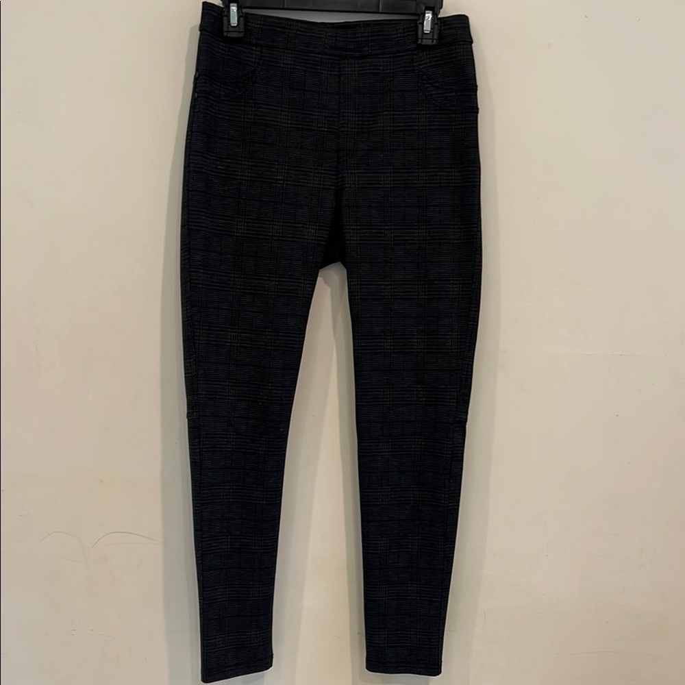 Sanctuary women’s Black Plaid legging Pants Size L